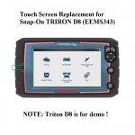 LCD Touch Screen Digitizer for Snap-on Triton D8 EEMS343 Scanner